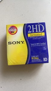 全新Sony索尼2HD软盘 绣花机纺织机用 索尼电脑磁盘 软
