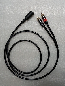 五针/三针(母头)转接线 音频线转RCA公接头 适用 英m
