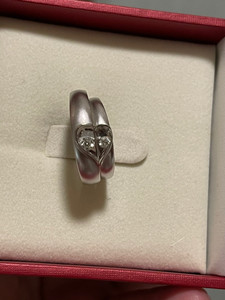 周大生 铂金750钻石对戒 结婚 订婚 戒指