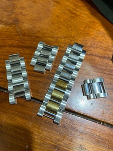浪琴康卡斯原装表节、正品手表钢带表带节加长节表扣表链钢链实心