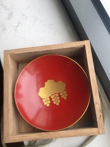 日本木胎金莳绘五七桐纹盏托