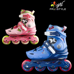 费斯king新款轮滑鞋儿童幼儿男女透气初学者专业锁轮溜冰鞋旱