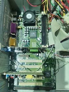 老电脑，只出主板CPU内存卡和显卡DH-Savage4,配件