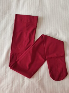 春秋时尚打底厚款高弹连裤袜1条，枣红色。质量很棒，全新闲置转