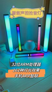 【特价处理】全新RGB氛围灯拾音LED声控灯电脑车载蓝牙炫彩