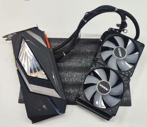 技嘉水雕2080ti 22G 300a hc18 水冷一体式