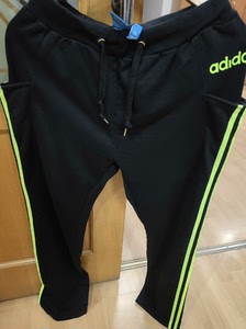 柜台买正品阿迪达斯三叶草男士运动裤，春夏款，轻微穿着，XXL