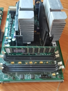 老古董服务器主板一套双古董CPU 古董内存条 不知道好坏 用