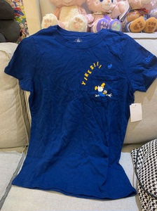 上海迪士尼唐老鸭体恤T恤男女同款S码深蓝色正版全新