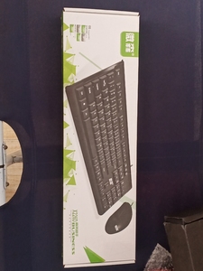 微森X2260 有线鼠标键盘套装U+U  包邮全新未拆封