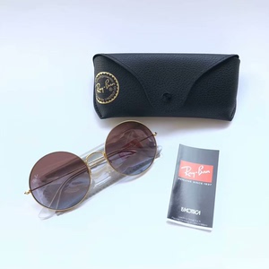 国内现货，RAYBAN雷朋金边茶色渐变墨镜，特价600 全新