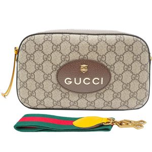 [9.9新]古驰gucci虎头双G单肩斜挎包正品男包女包通用款相机包