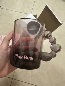 皮可熊pink bear水杯 唇釉 8片卸妆湿巾 都是全新如