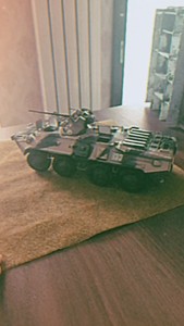 btr80a 1/35比例装甲车模型