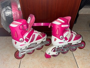 super-k狮普高轮滑鞋一双35-38码粉色