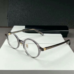 金子眼镜日本手工镜架复古小圆适合配制高度近视眼镜 kc53