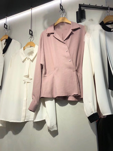 韩国代购衬衫，粉色和灰色两个颜色