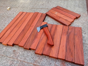 红花梨木料木方斧柄料锤柄料，40×6×3，颜色美观大气漂亮，