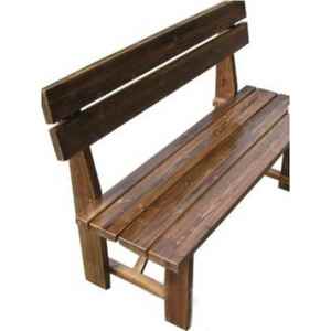 实木椅碳化木长椅公园户外防腐木餐椅阳台长条靠背椅子双人长凳