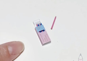 （出）blythe武武代购  娃用粉色盒子铅笔