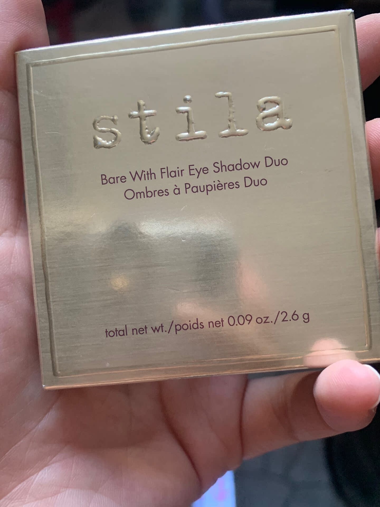 stila双色眼影全新rosequartz