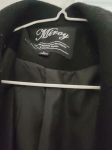 Shop1972  麦诺伊修身款毛呢大衣，800多购于麦诺伊