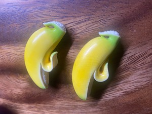 猛犸牙香蕉 水果 彩绘 小雕件 吊坠 把件