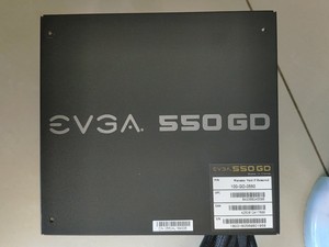 evga550w金牌非模组电源，功能正常没问题，第一次拆机下
