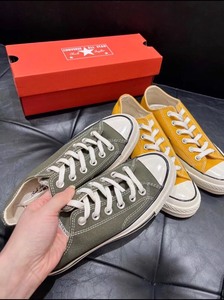 #Converse/匡威  1970s橄榄绿 落叶黄高帮低帮