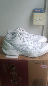 ASICS亚瑟士GELBURST 27纯白配色正品 男子低帮