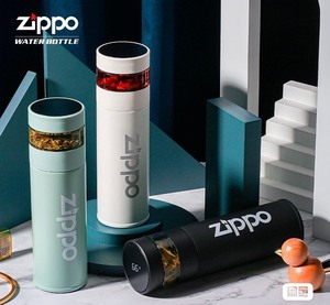 Zippo/芝宝全新正品保温杯茶汤分离显示温度
