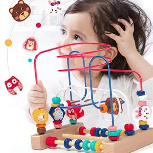 多功能益智串珠玩具男孩女孩婴儿童小绕珠1-2-3岁半宝宝早教积木