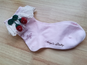 ap草莓樱桃袜子短袜棉袜摘草莓15 16 17 18
