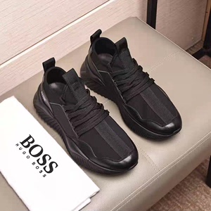 Hugo Boss 休闲舒适运动复古老爹鞋纯色运动休闲跑步鞋