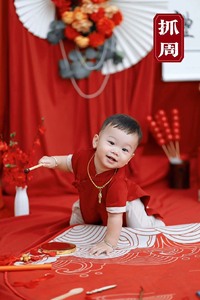 53套最新宝宝周岁宴跟拍样片摄影宣传接单客片素材