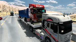 欧洲卡车模拟2国产模组MOD挂车，货柜，高品质MOD细节到位