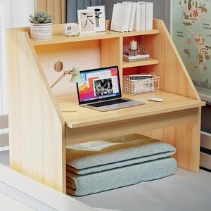 床上小桌子书架电脑桌简易寝室学生学习桌宿舍神器上下铺床上书桌