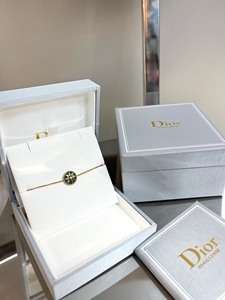 Dior 迪奥 幸运八芒星绿松石罗盘18K玫瑰金手链 钻石镶