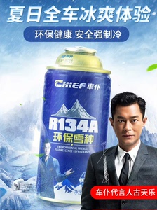 车仆汽车空调制冷剂R134A环保雪种车用冷媒空调氟+冷冻油压