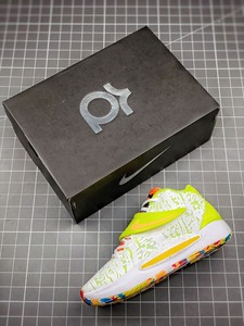 #耐克 Nike Zoom KD 14 荧光绿彩虹
