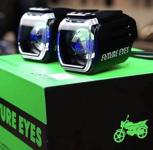未来之眼UF毒蛇+摩托车射灯电动车射灯警示灯