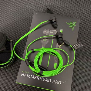 Razer/雷蛇战锤狂鲨专业版V2入耳式游戏耳机电脑带麦耳机