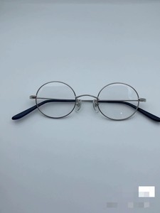 jins眼镜全新库存货金属圆框男女款复古眼镜框