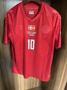 世界杯丹麦球衣10号埃尔克森球迷版足球服