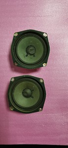 JBL中置环绕音箱拆下来的喇叭一对，纸盆反边防磁喇叭，防尘帽