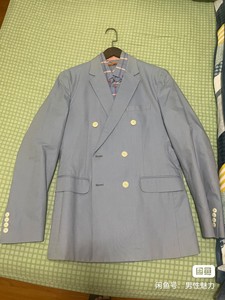 男士双排扣休闲西服外套，个人闲置款，韩国spao专柜购入正品
