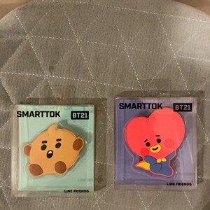 BT21 shooky 和tata 手机支架各一