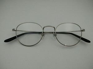 #眼镜框JINS睛姿金属小脸型小圆框眼镜框，全新正品
