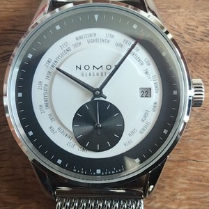 Nomos世界时间自动机械男表蓝宝石双层立体表盘时尚精致真皮