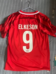 闲置的上海上港队埃尔克森纪念球衣 一次都没有穿过 99新 一